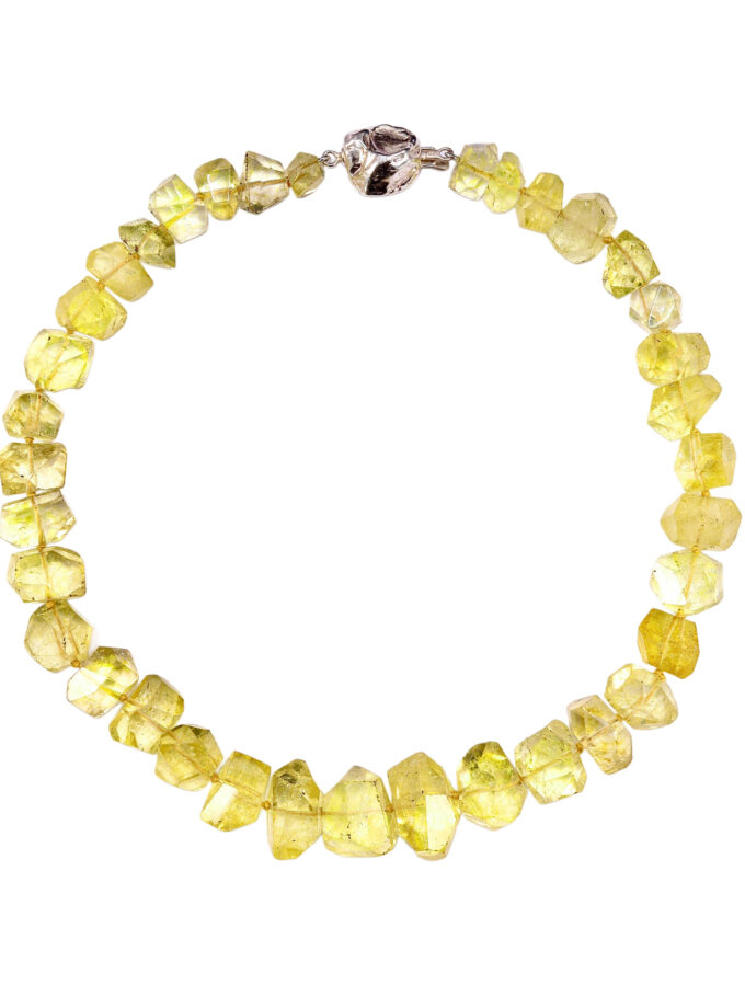Collana in Quarzo citrino
