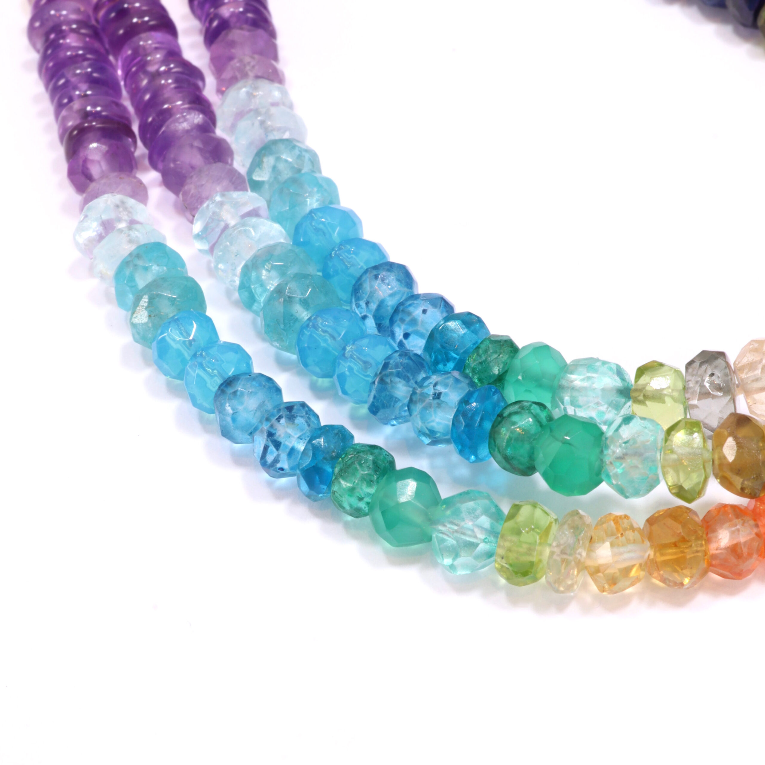 Braccialetto arcobaleno con pietre preziose - immagine 8