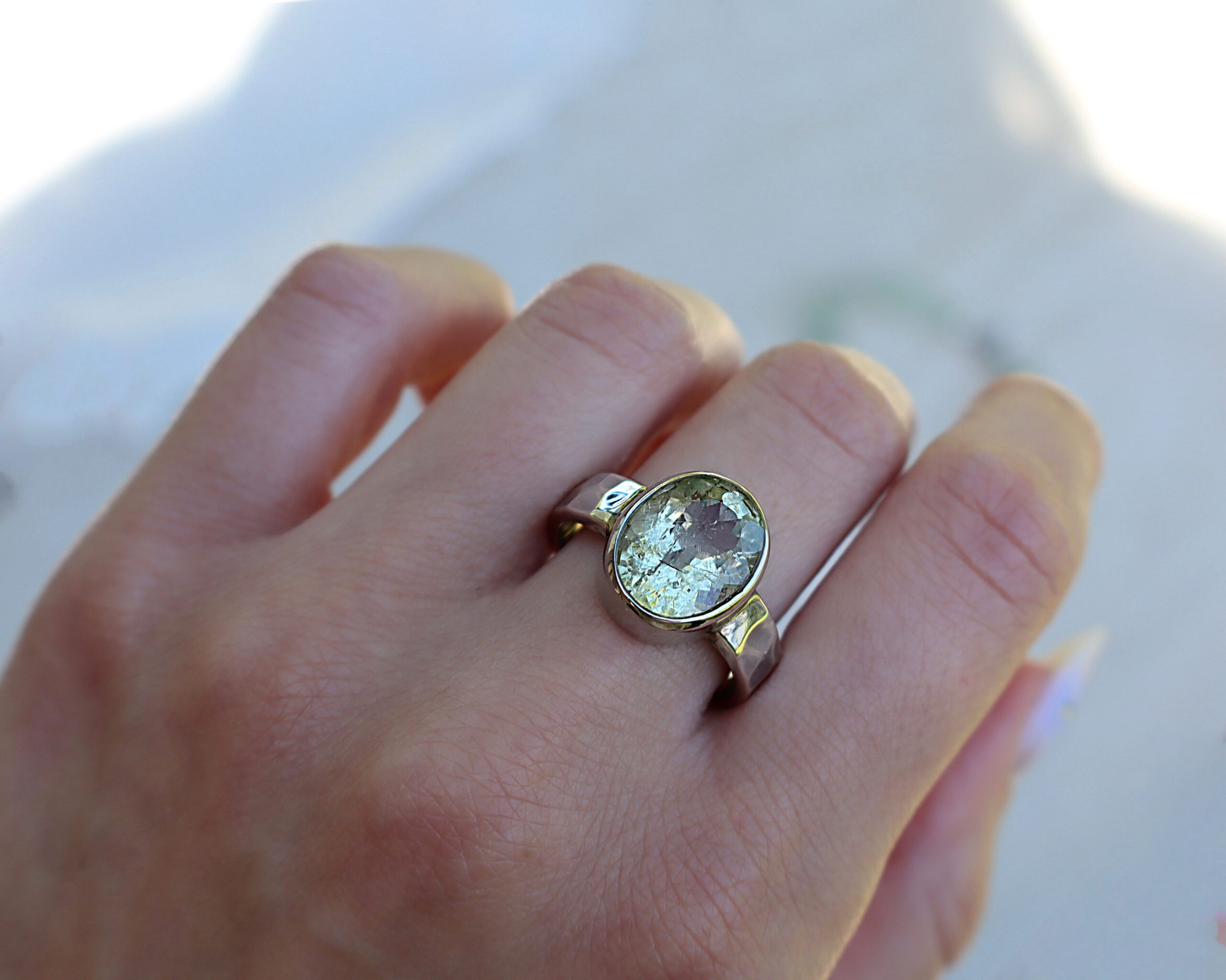 Anello in Acquamarina Eliodoro - immagine 3