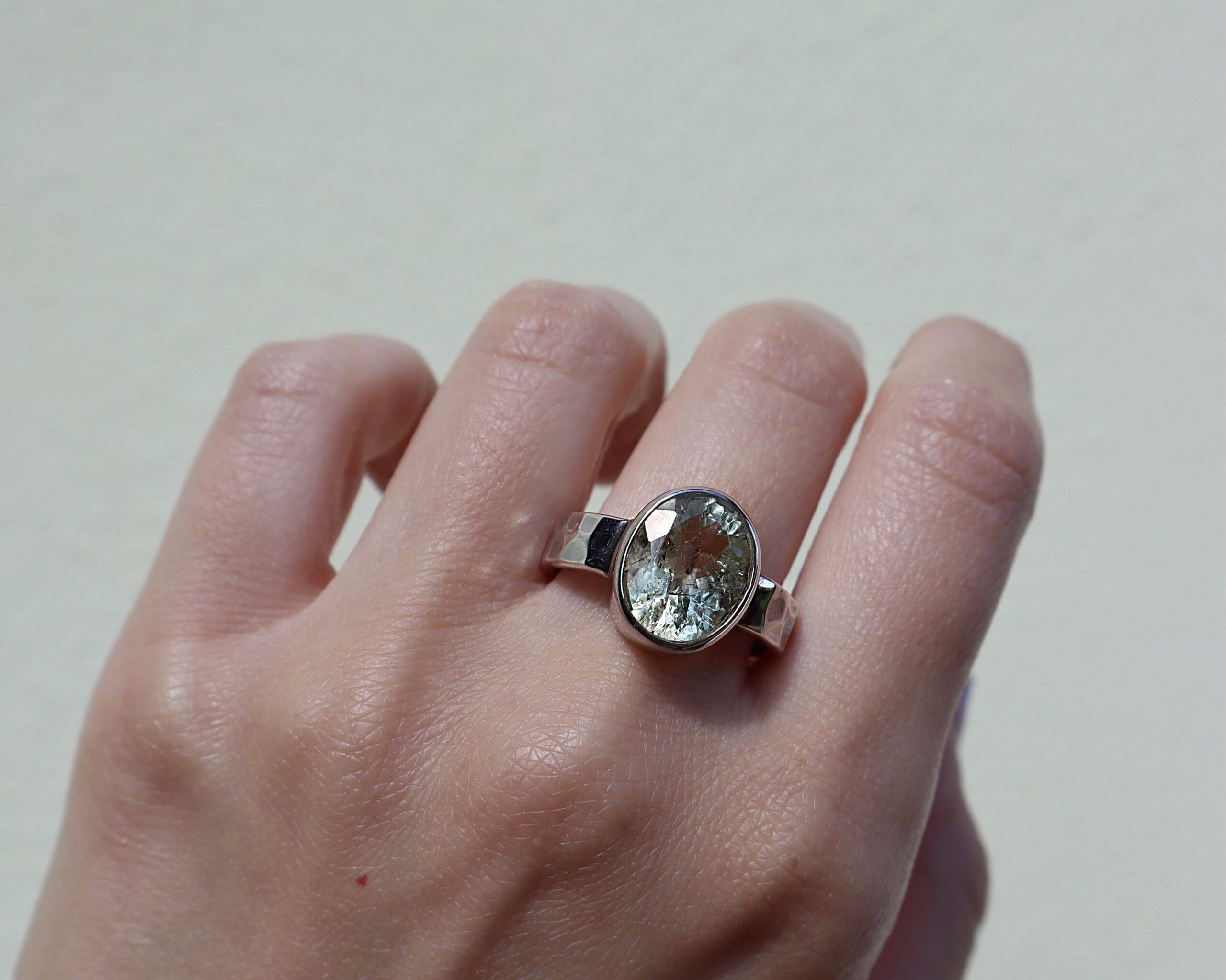 Anello in Acquamarina Eliodoro - immagine 6