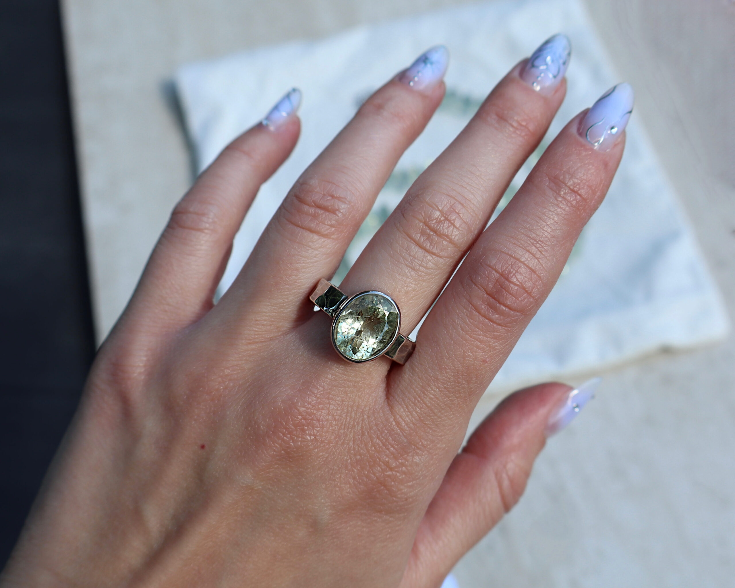 Anello in Acquamarina Eliodoro - immagine 4
