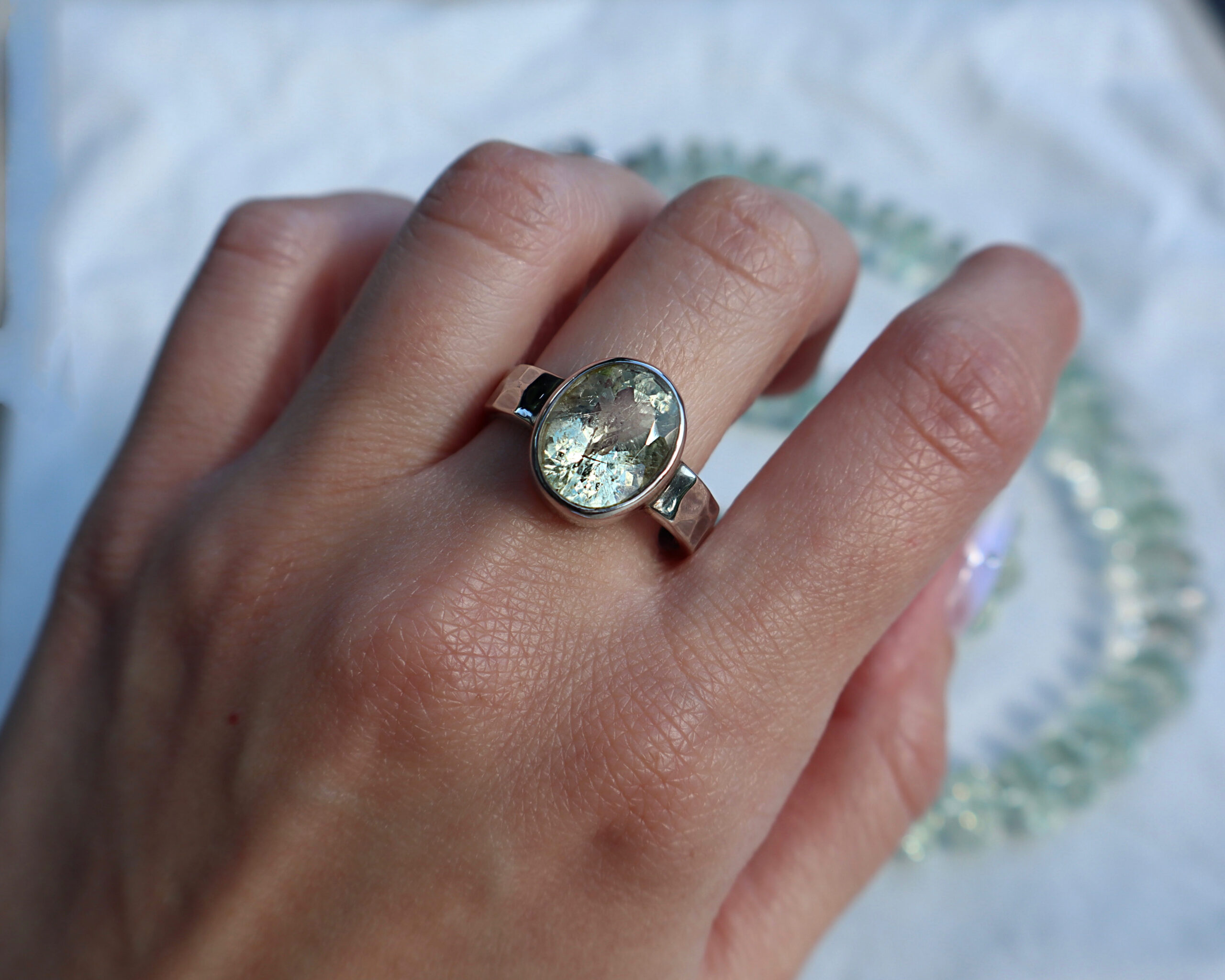 Anello in Acquamarina Eliodoro - immagine 5