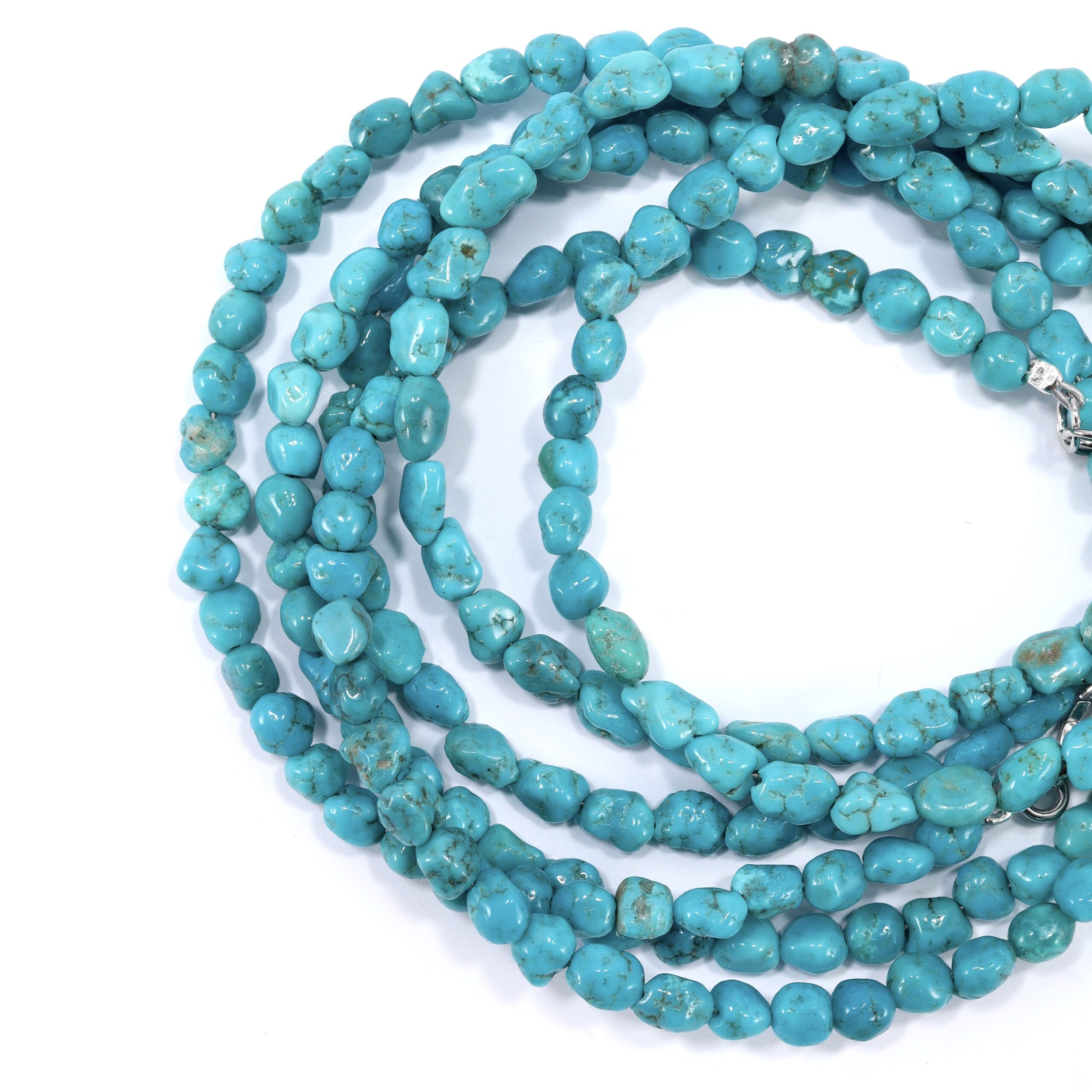 Bracciale con pepite grezze di Turchese del Nevada - immagine 3