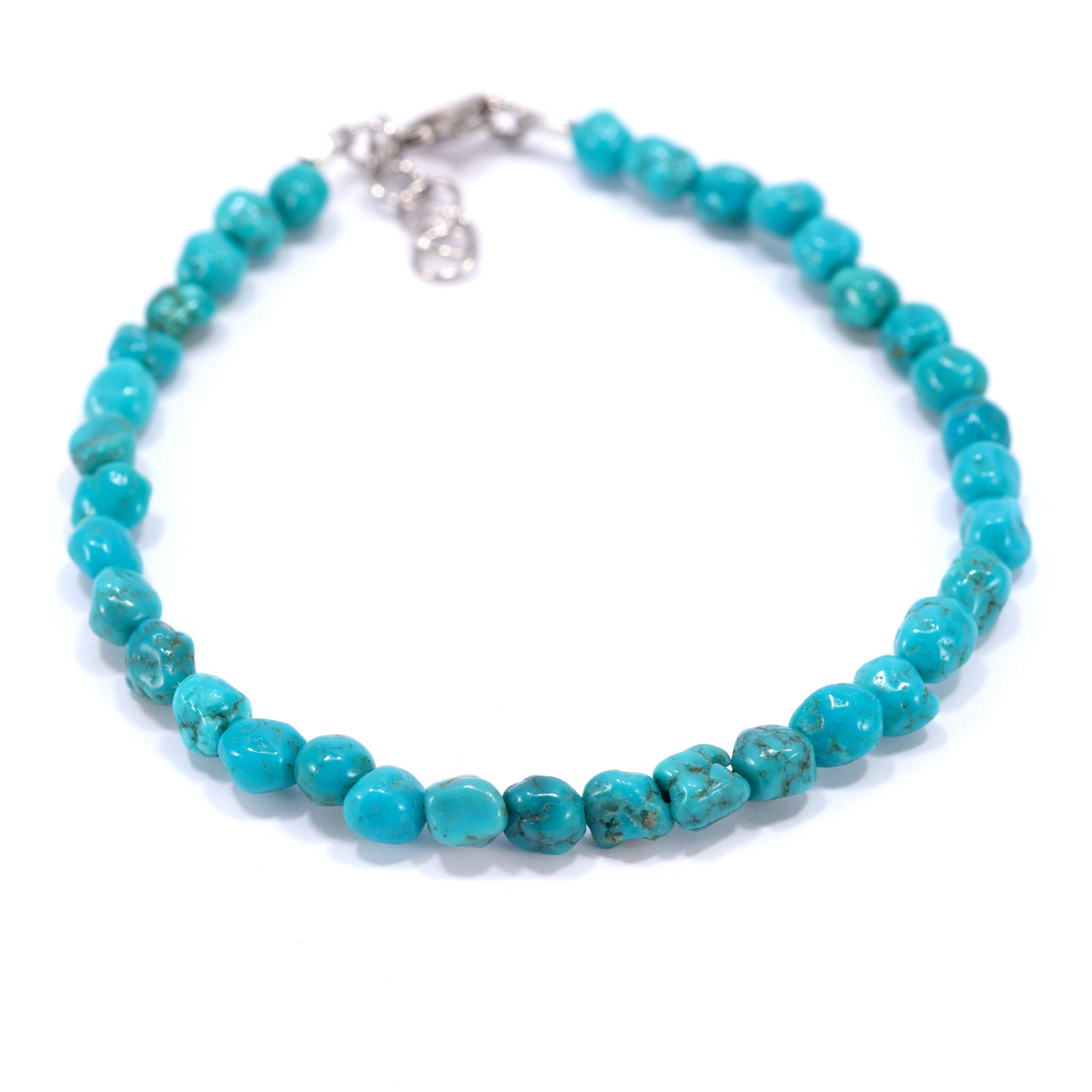 Bracciale con pepite grezze di Turchese del Nevada - immagine 4