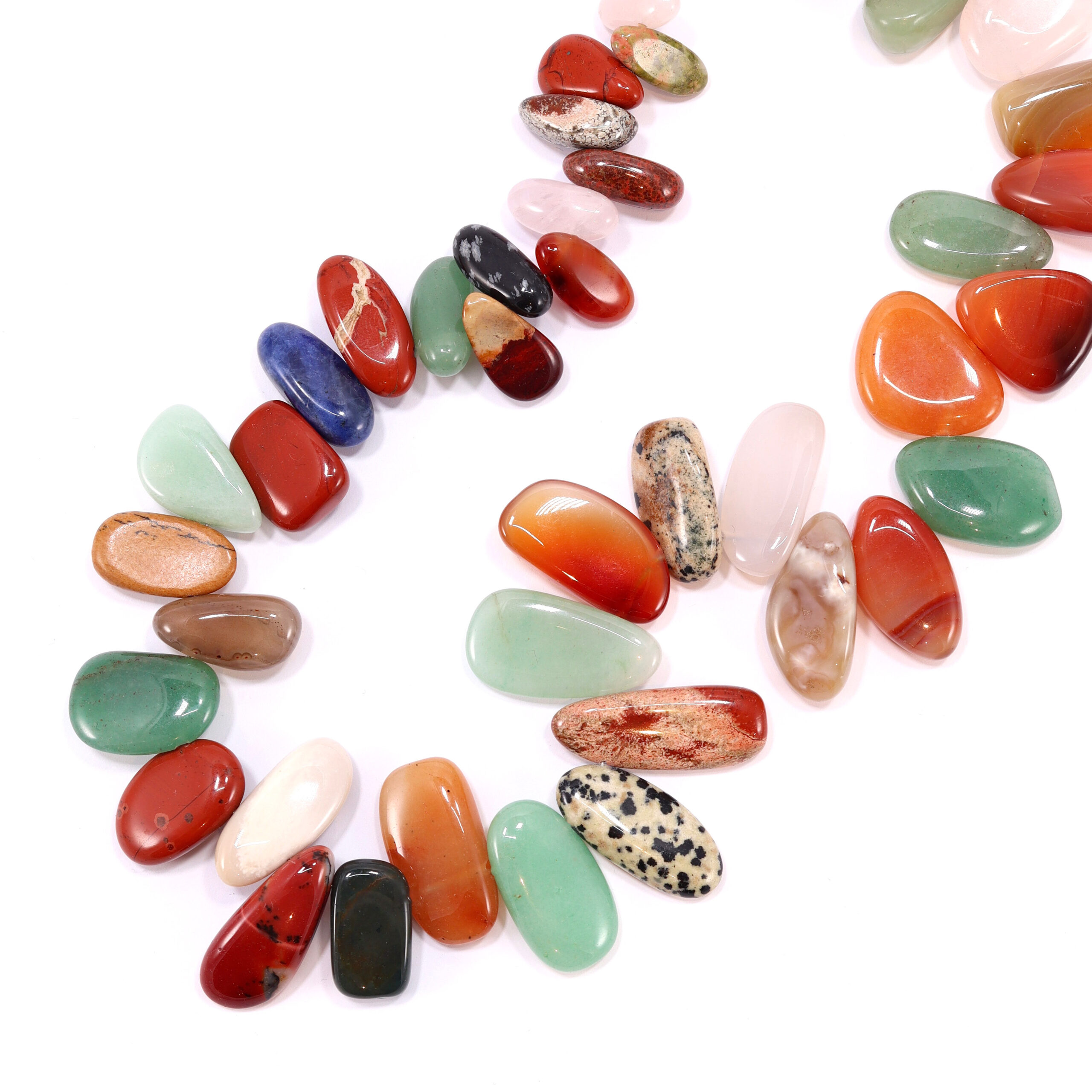 Collana con mix di Agate e Diaspri - immagine 7