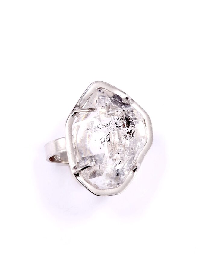 Anello con Diamantino di Herkimer