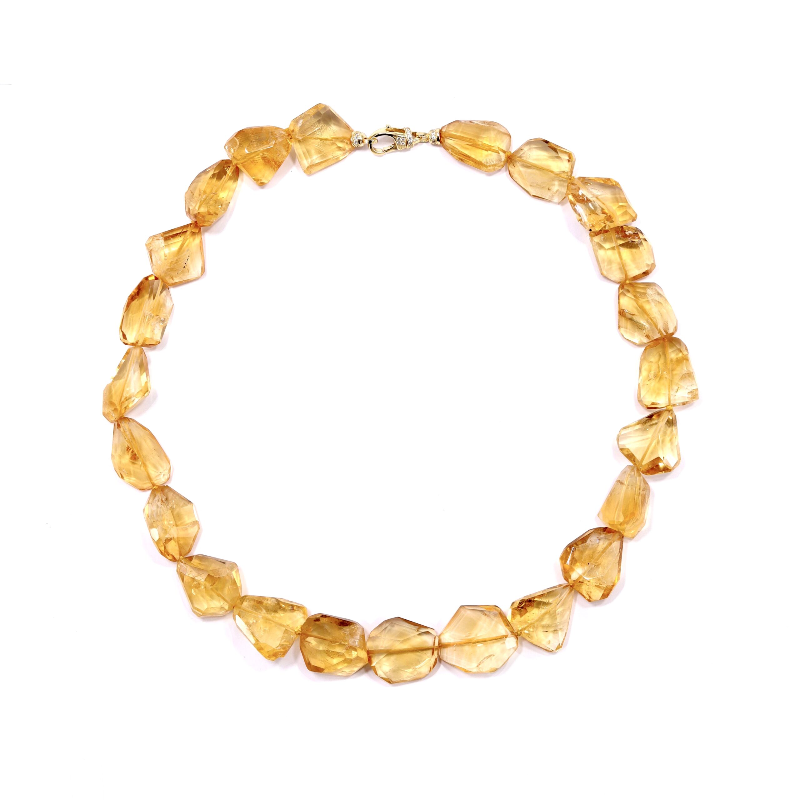 Collana in Quarzo Citrino Madeira - immagine 9