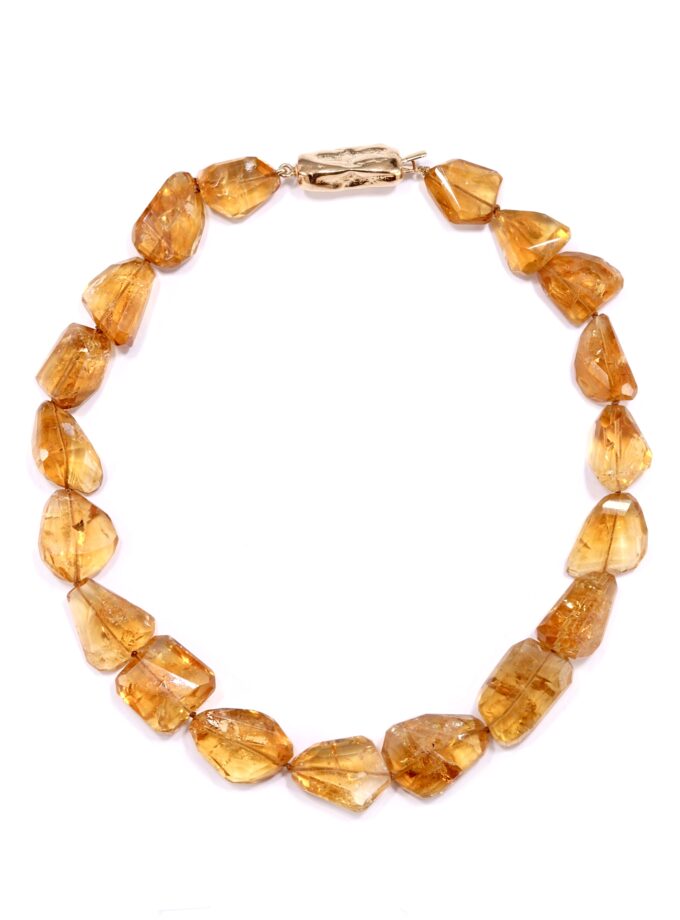 Collana in Quarzo Citrino Madeira