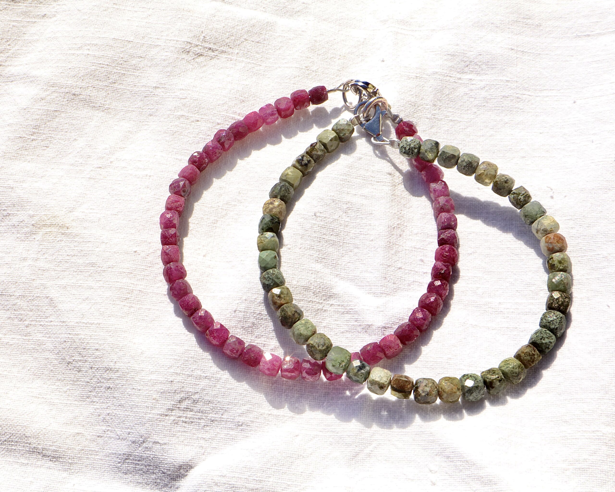 Bracciale in Diaspro con Epidoto - immagine 5