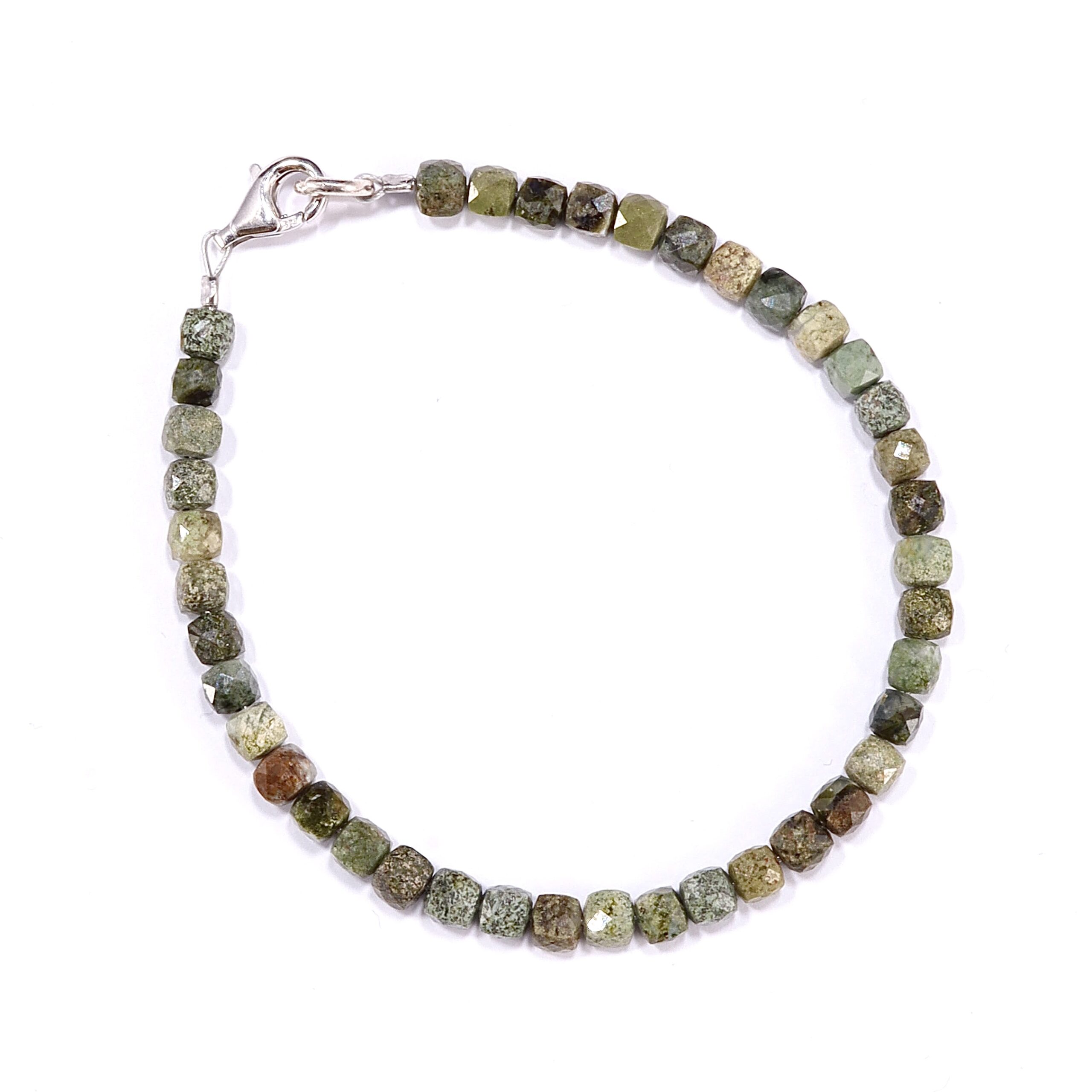 Bracciale in Diaspro con Epidoto
