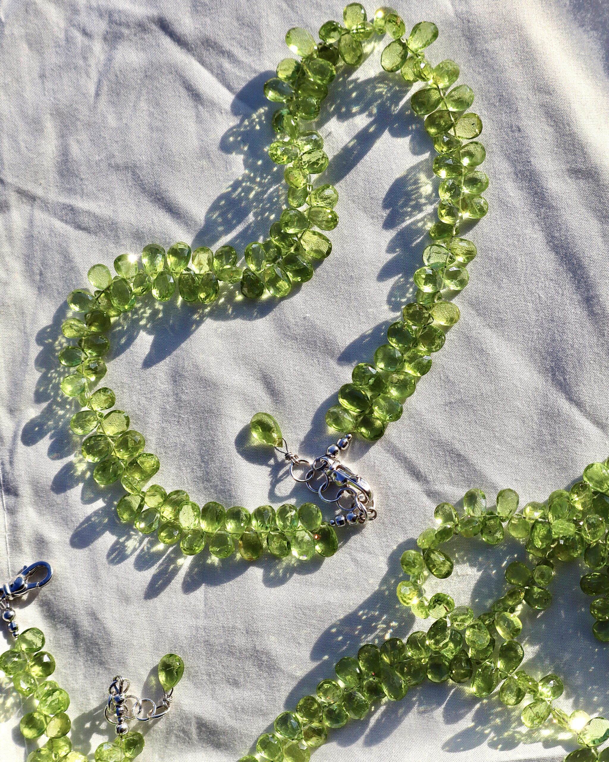 Girocollo con gocce di Peridoto - immagine 8