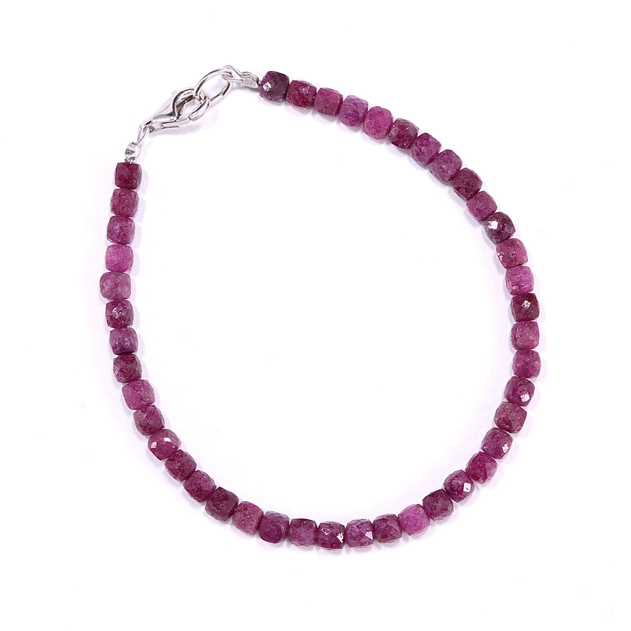 Bracciale in Rubino grezzo