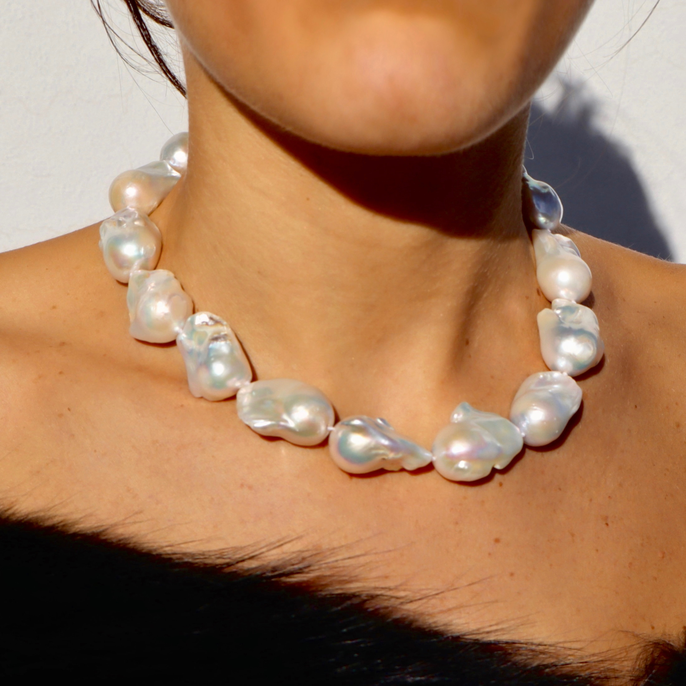Collana di Perle Giganti Barocche - immagine 6