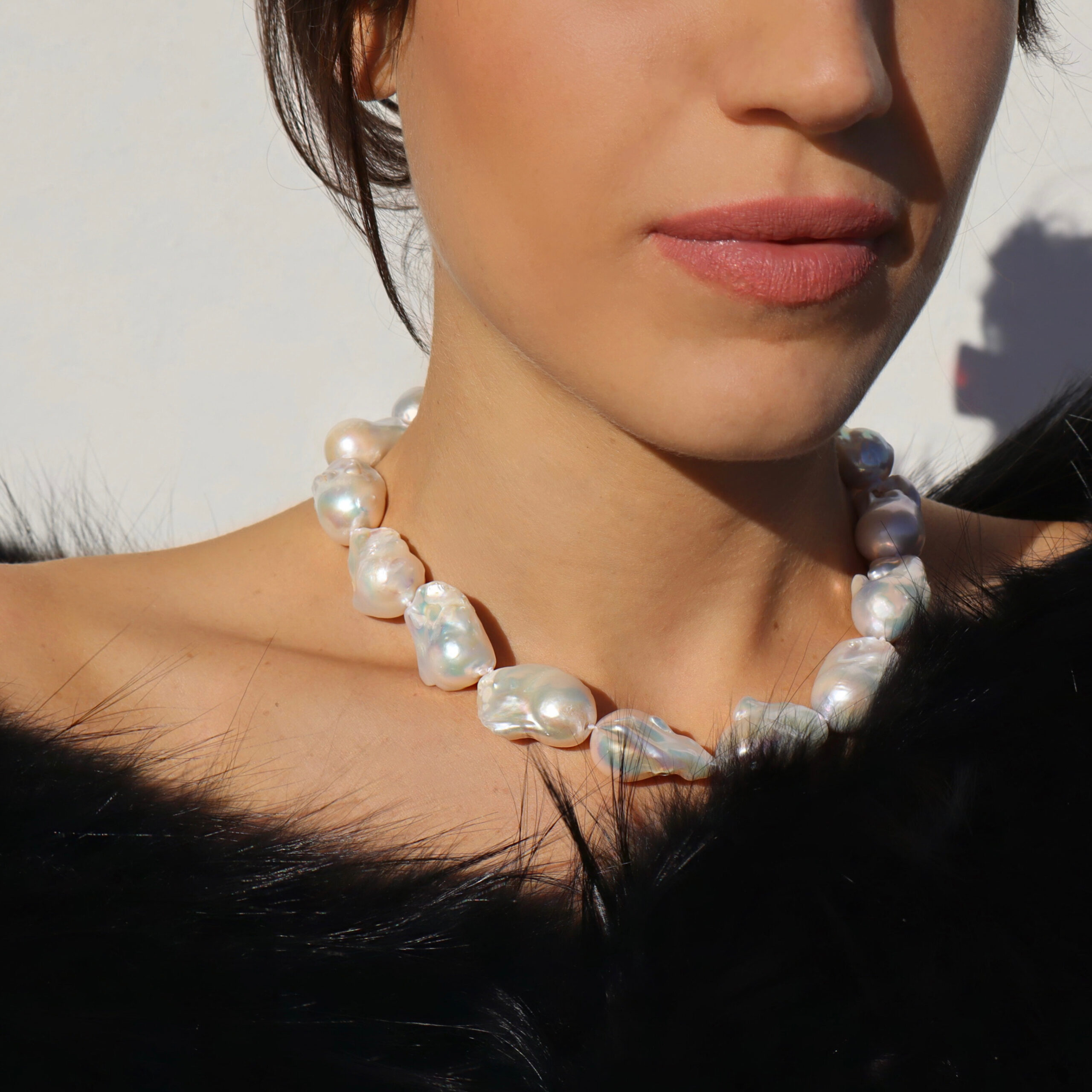 Collana di Perle Giganti Barocche - immagine 7