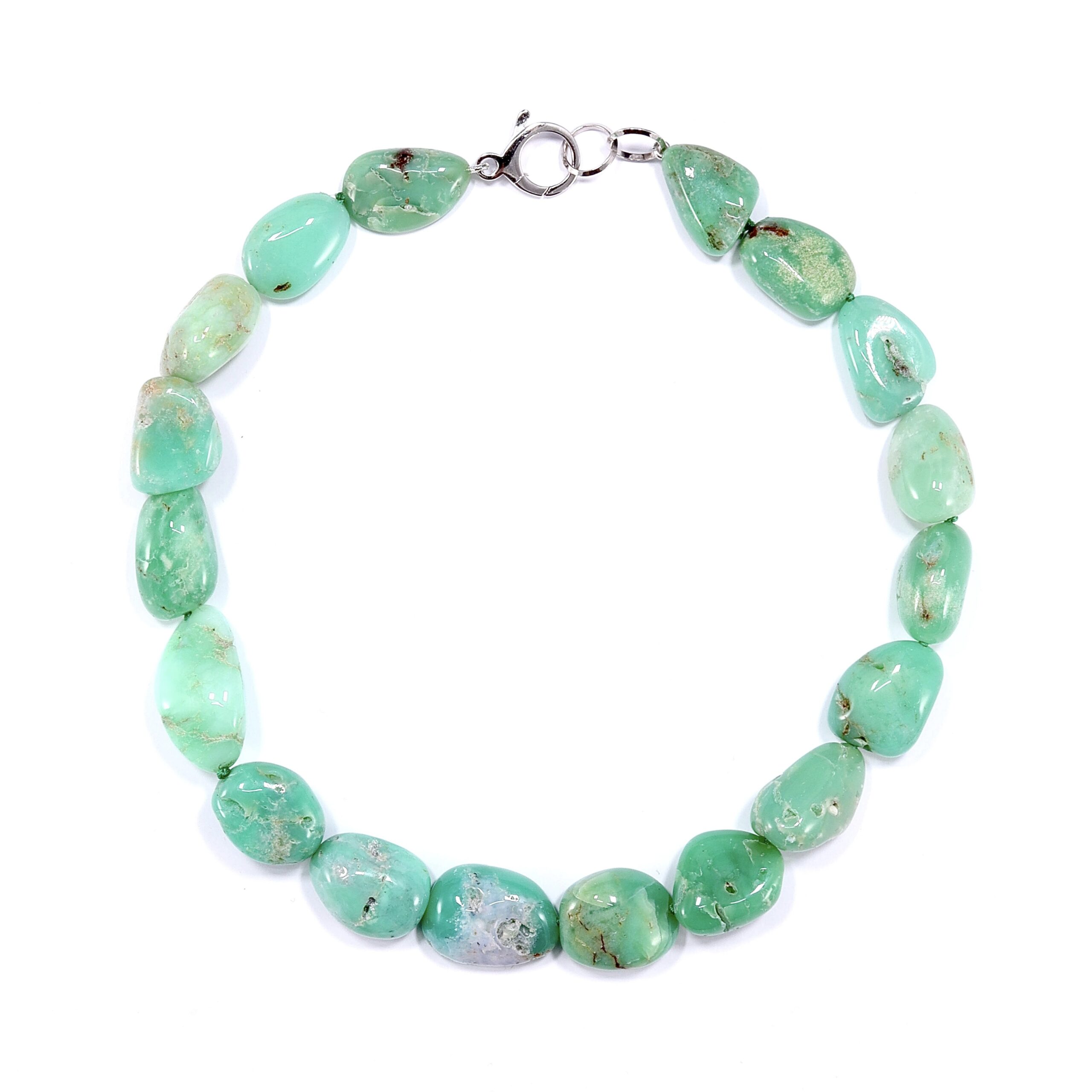 Collana in Crisoprasio
