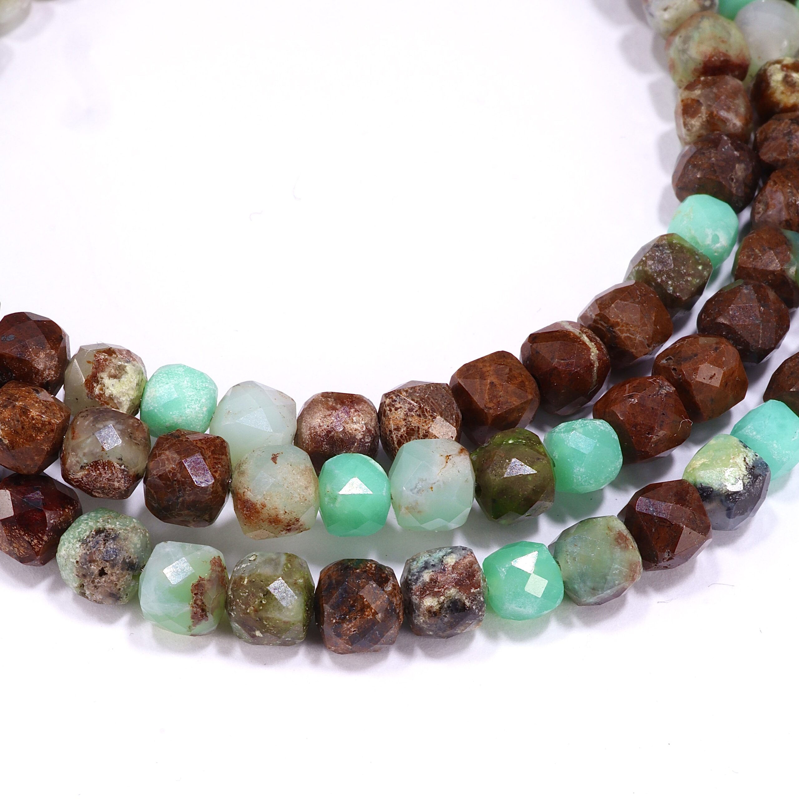 Bracciale in Crisoprasio su matrice - immagine 8