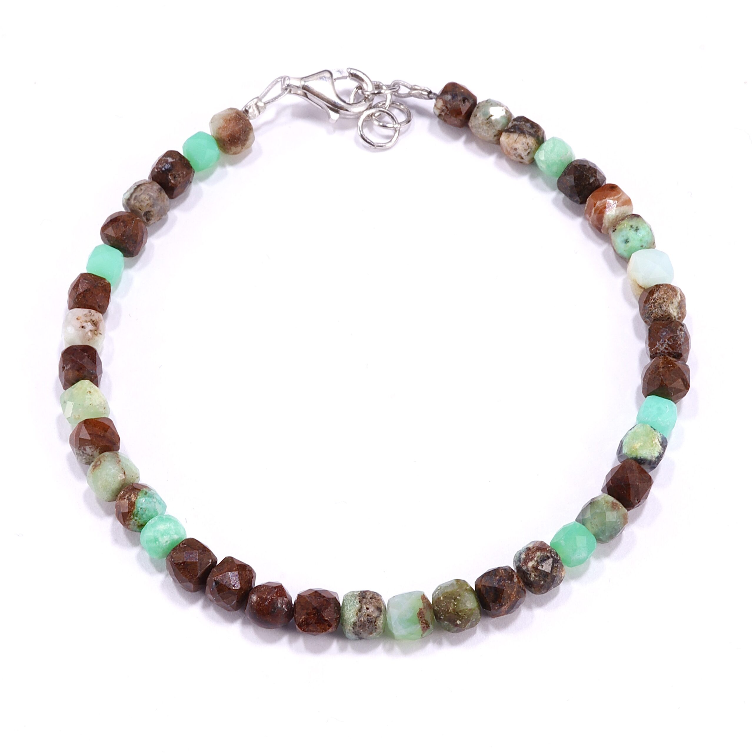 Bracciale in Crisoprasio su matrice - immagine 9