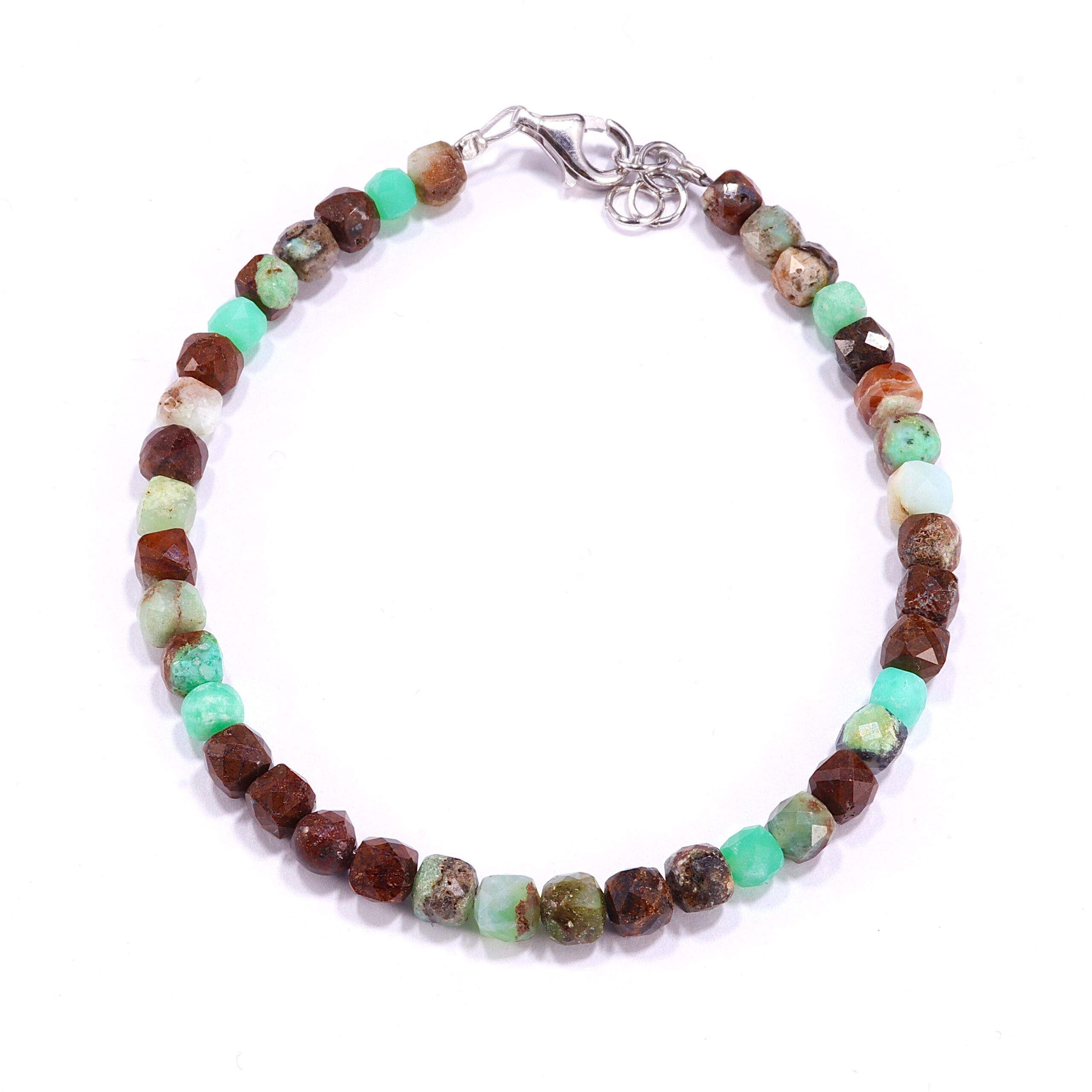 Bracciale in Crisoprasio su matrice - immagine 10