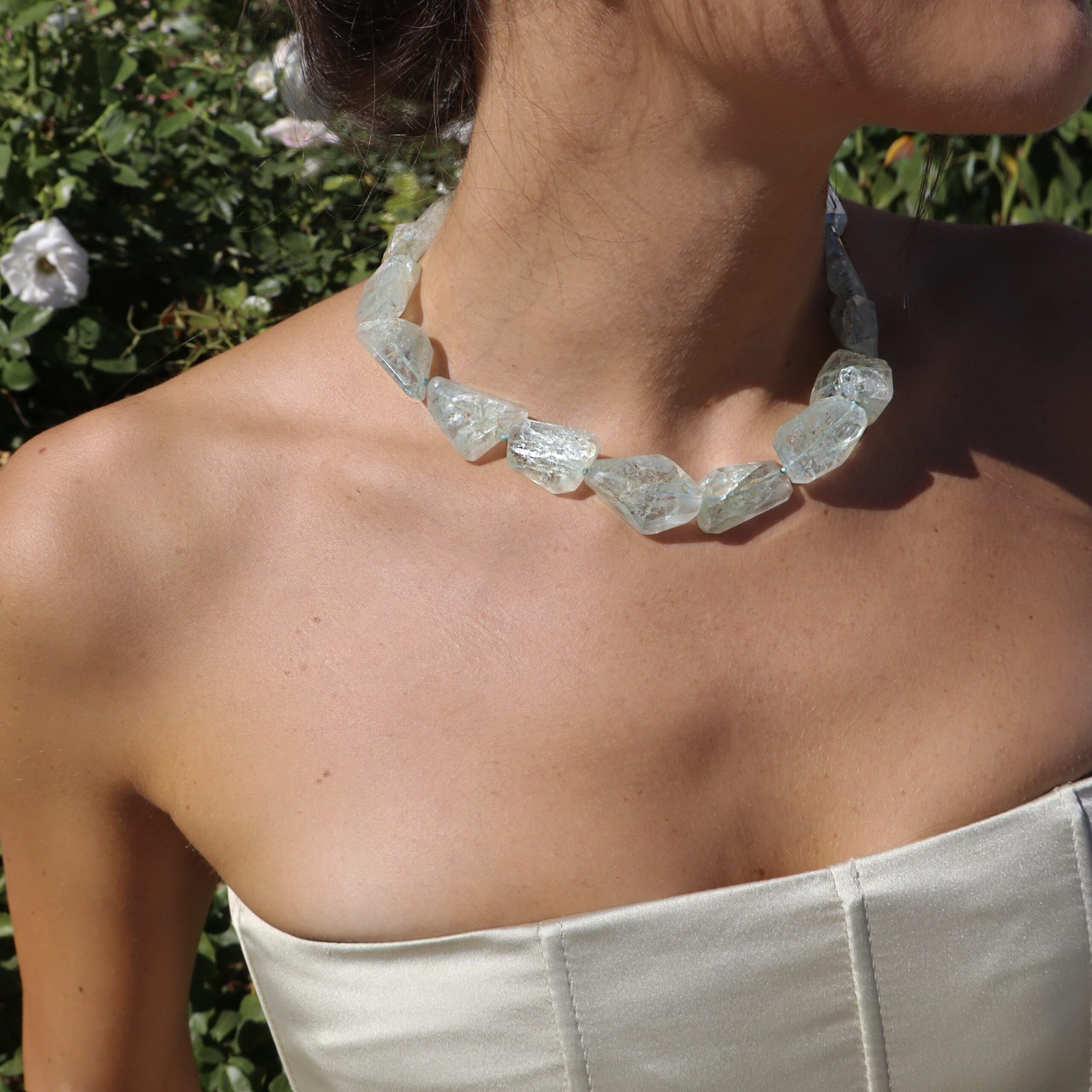 Collana in Acquamarina ghiaccio - immagine 2