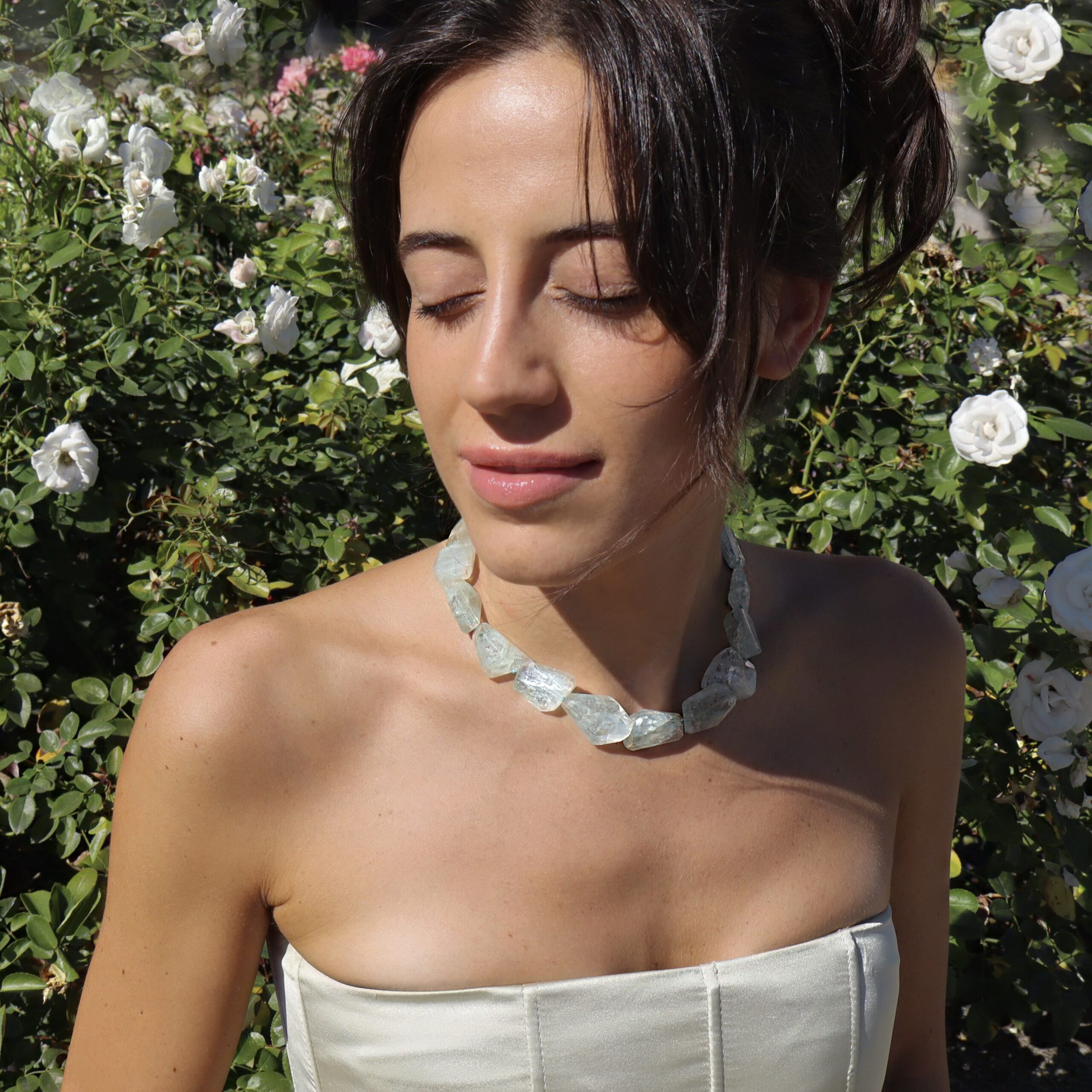 Collana in Acquamarina ghiaccio - immagine 3