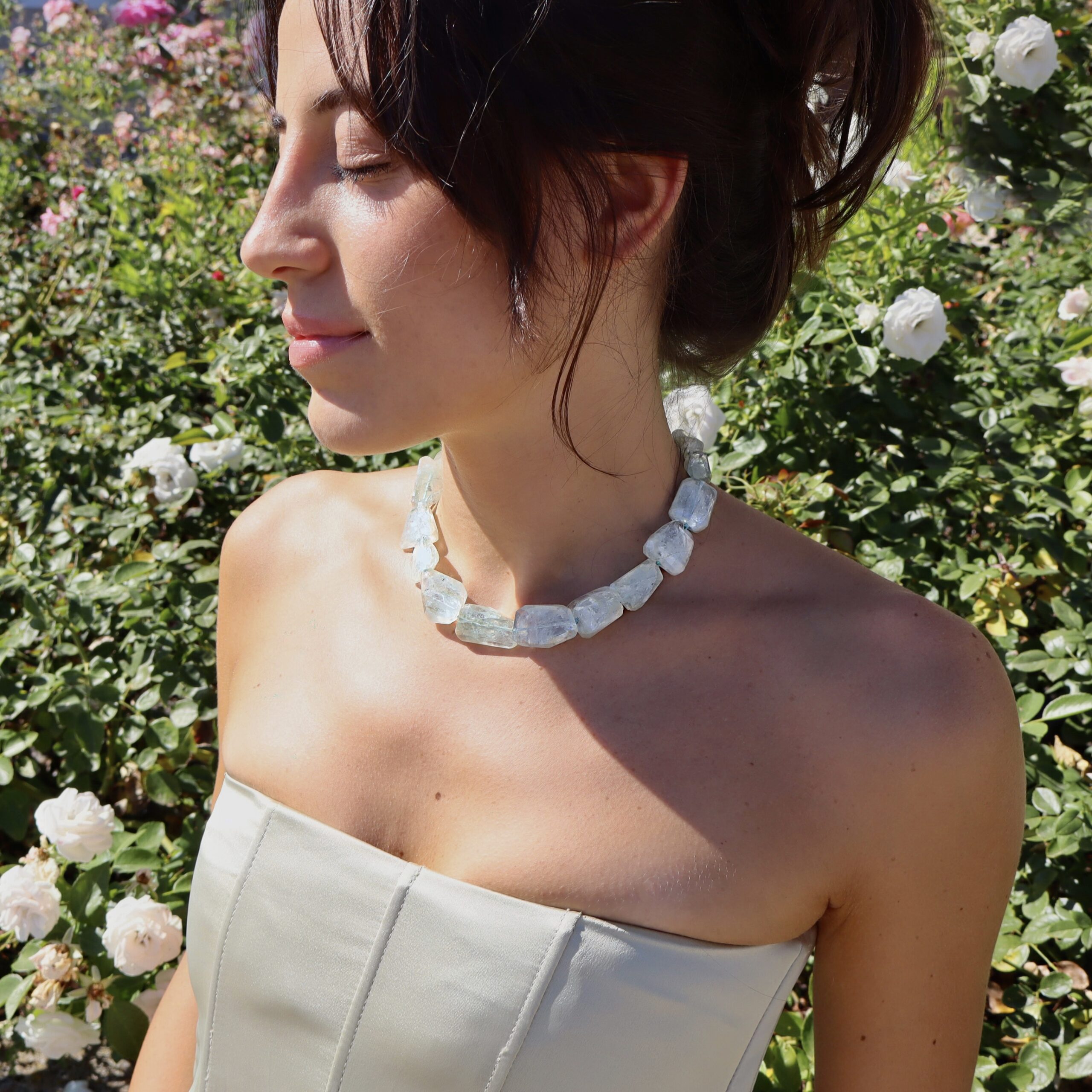 Collana in Acquamarina ghiaccio - immagine 5