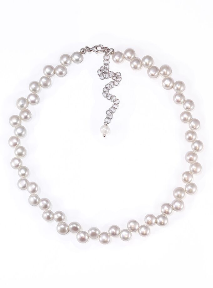 Girocollo con perle alternate