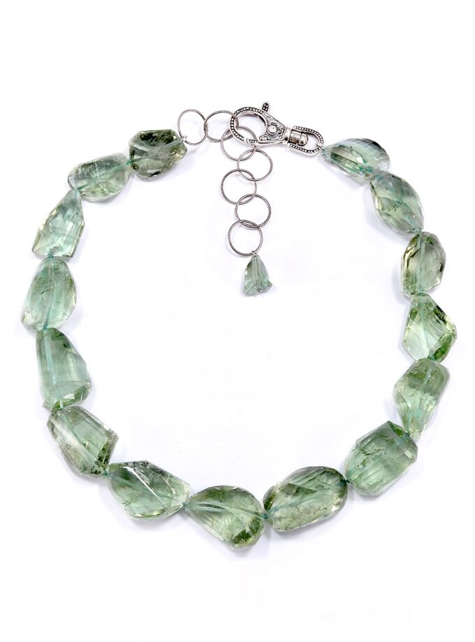 Collana in Prasiolite Extra