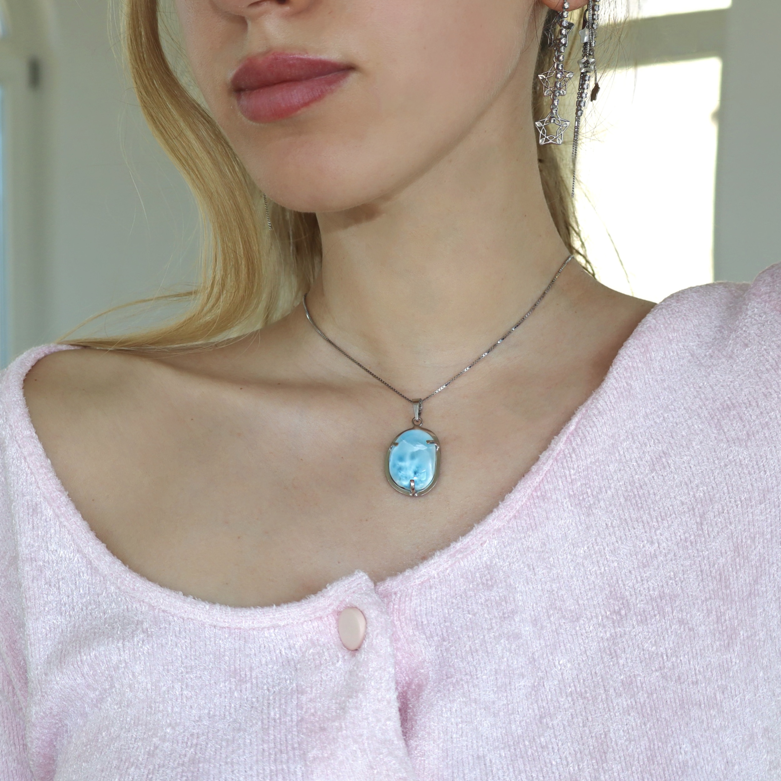 Pendente in Larimar - immagine 2