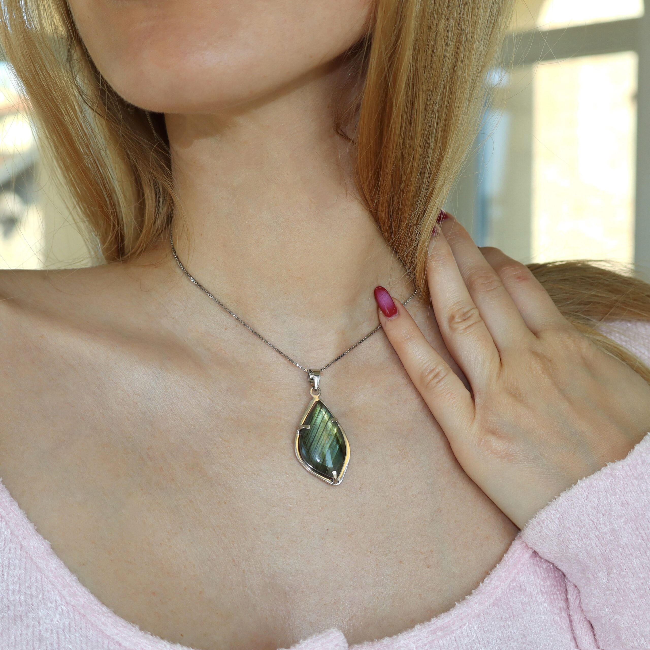 Pendente in Labradorite - immagine 2