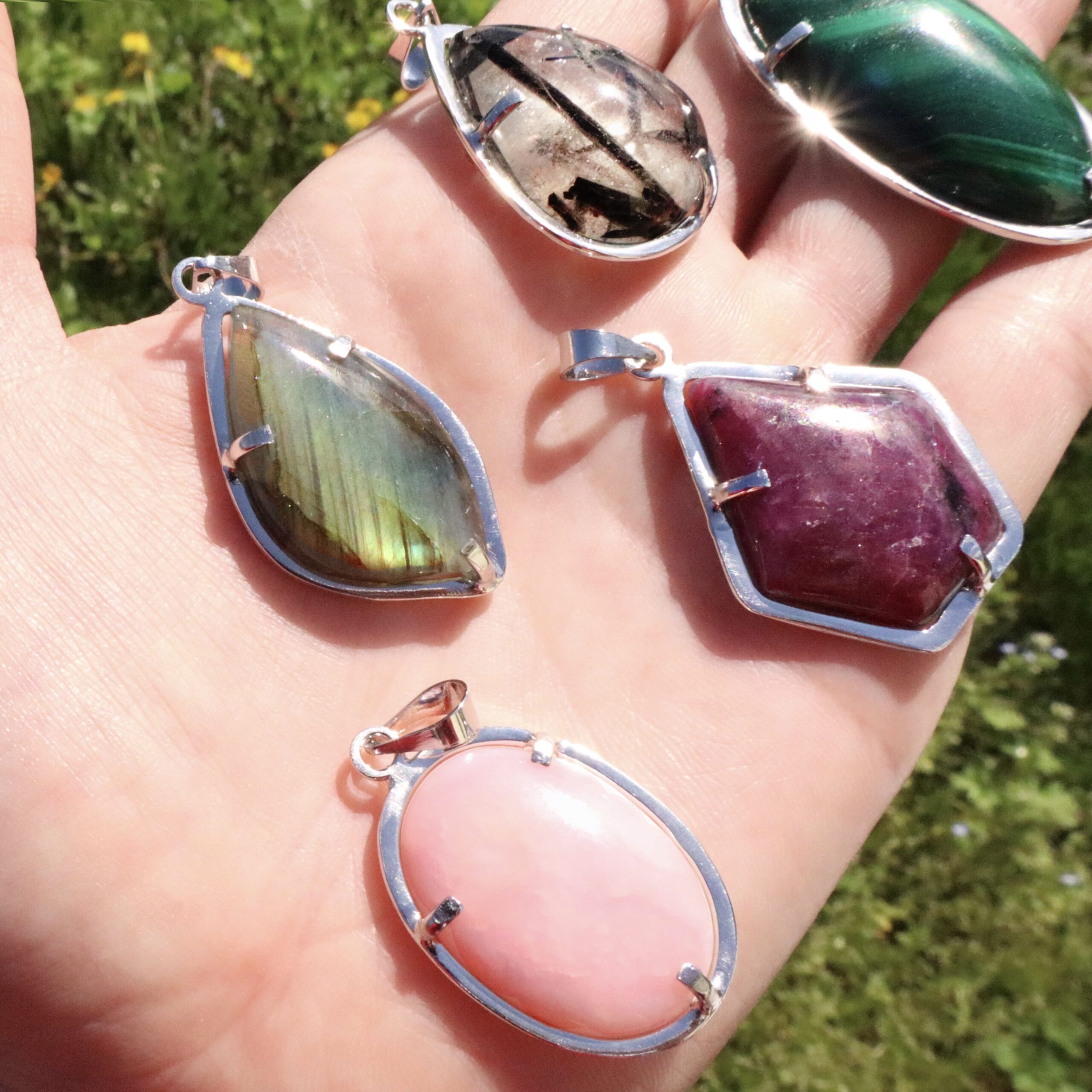 Pendente in Labradorite - immagine 5