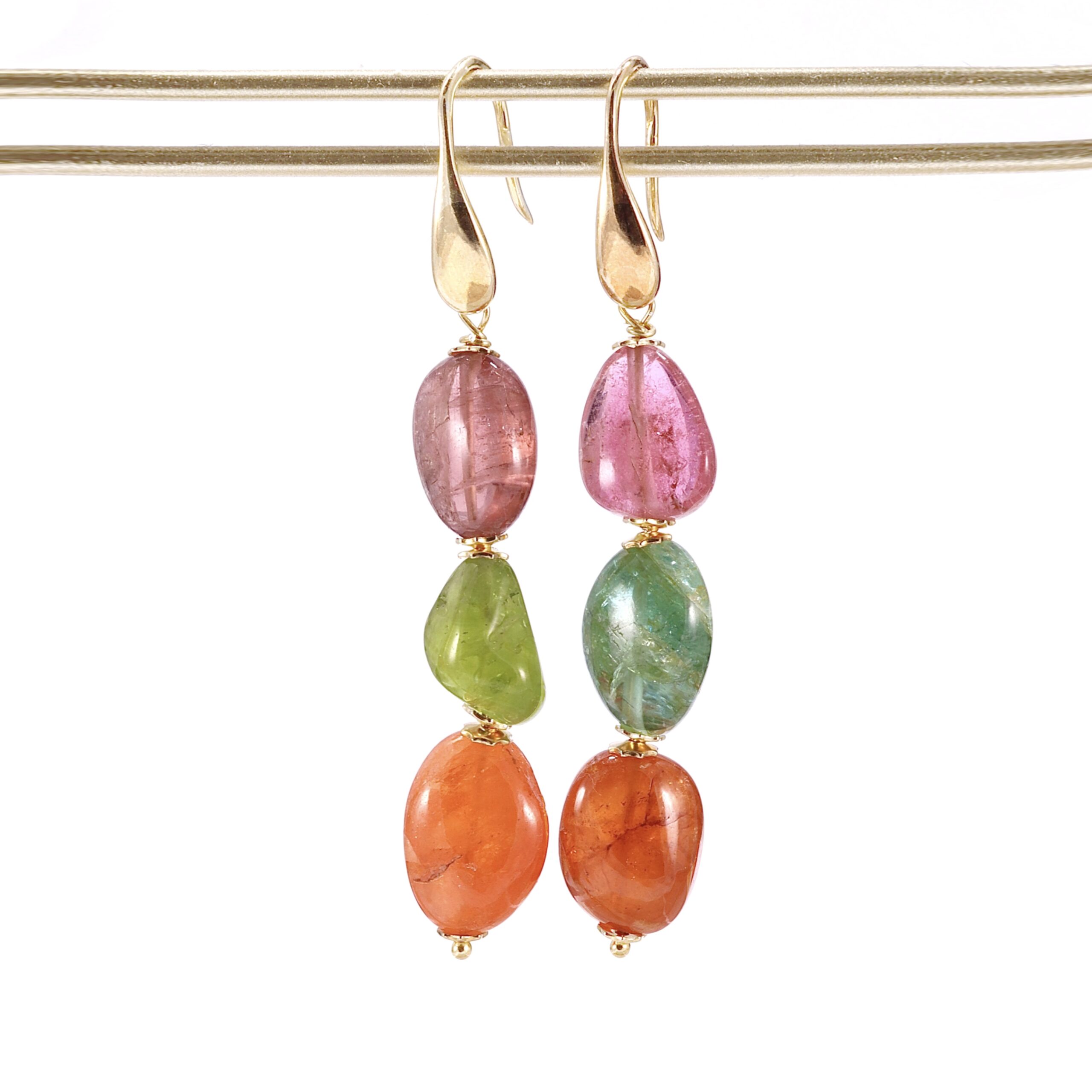 Orecchini con Tormalina multicolor - immagine 2