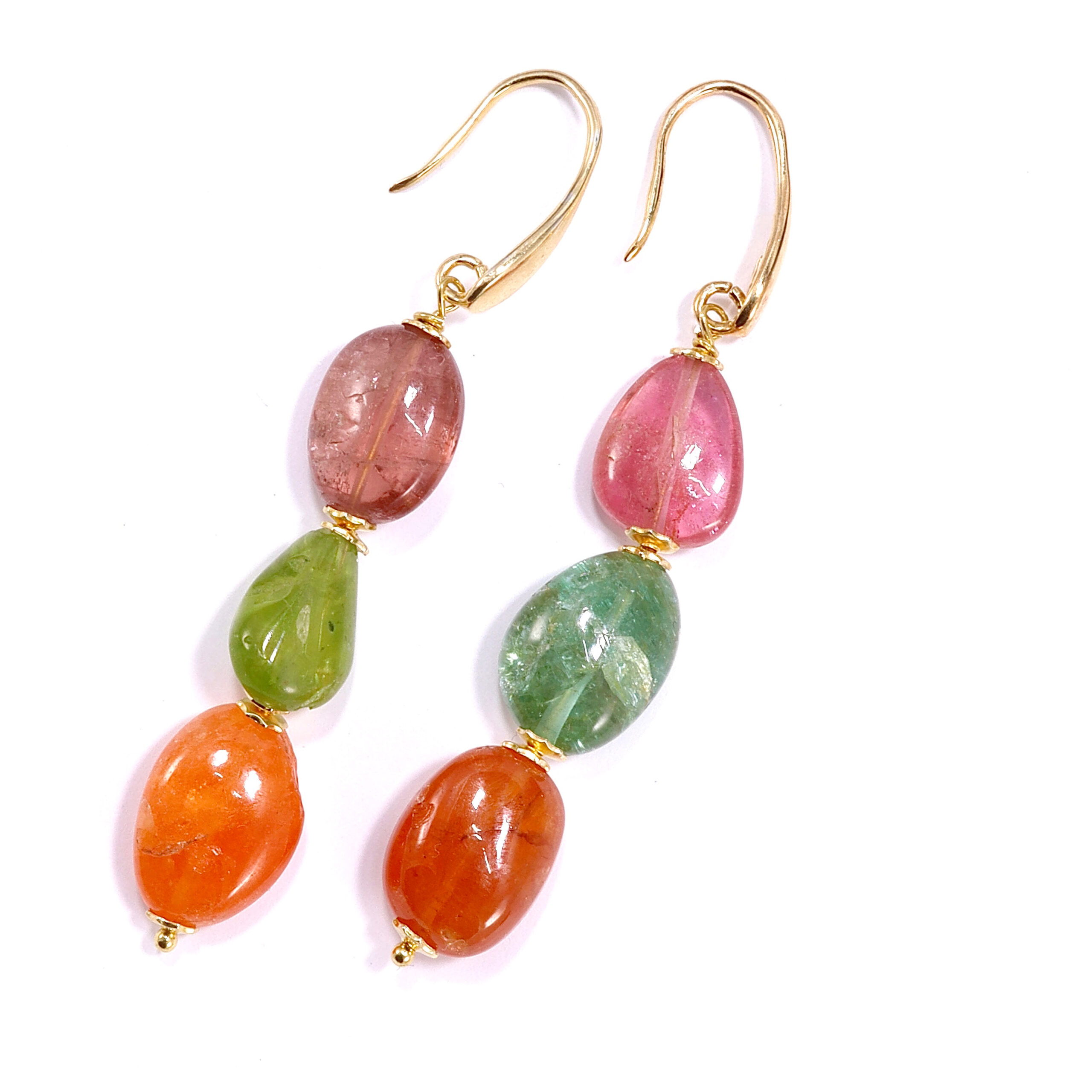 Orecchini con Tormalina multicolor - immagine 3
