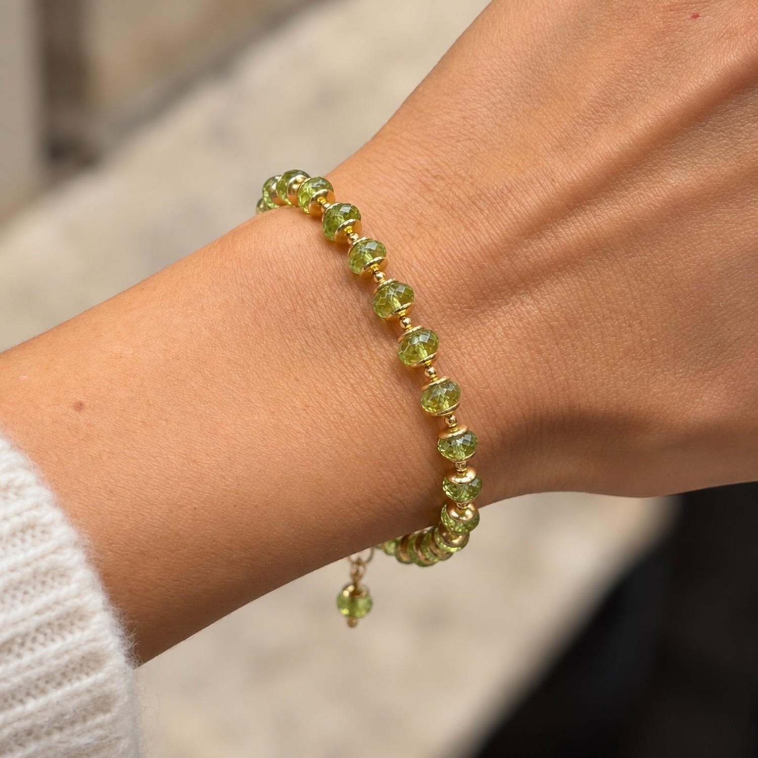 Bracciale in Peridoto Olivina - immagine 2